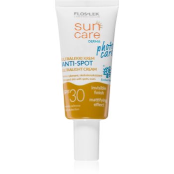 FlosLek Laboratorium Sun Care Derma Photo Care crema fata iluminatoare de protectie pentru pielea cu imperfectiuni - imagine 2